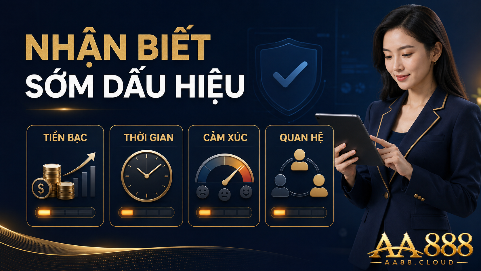 Nhận biết sớm thay đổi về tiền bạc, thời gian, cảm xúc và quan hệ giúp người dùng hành động trước khi hậu quả tăng lên